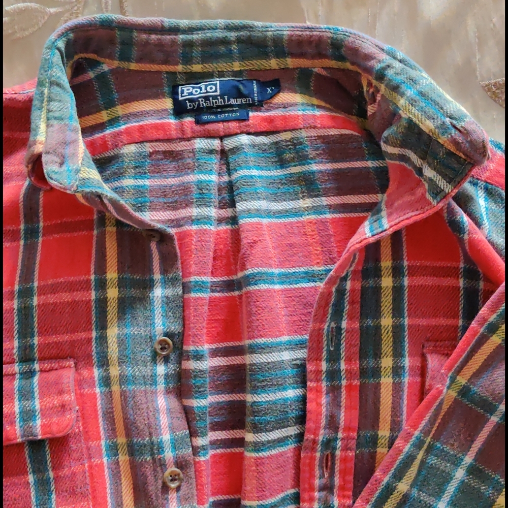 Rare and Vintage Ralph Lauren flannel 100% cotton